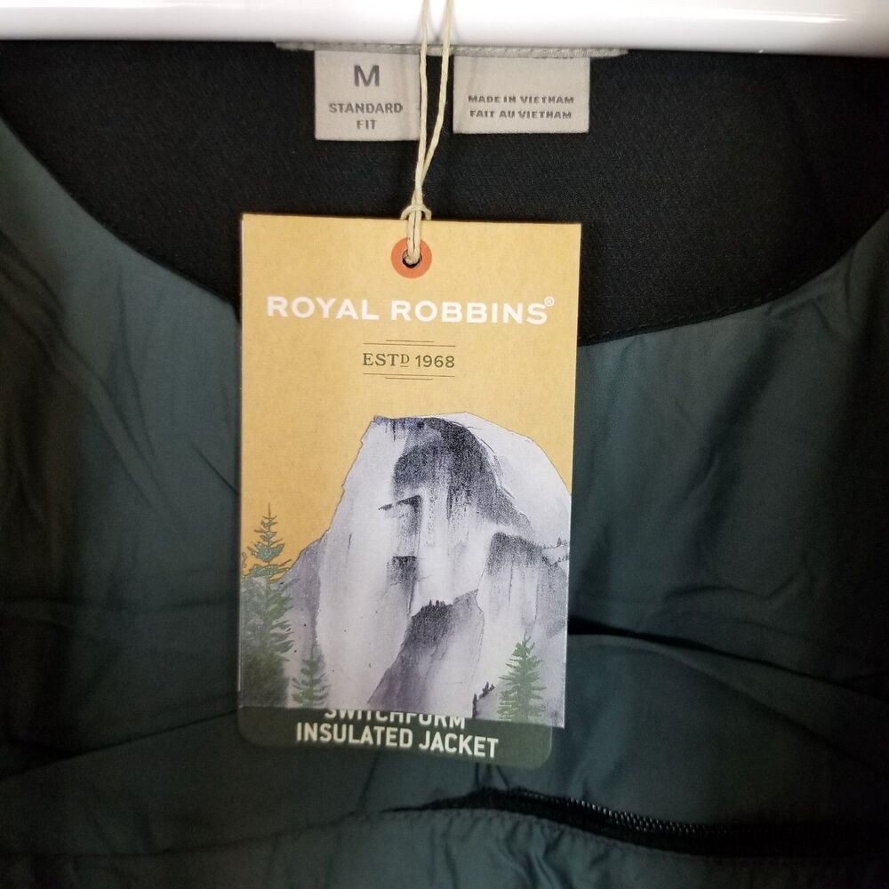 Royal Robbins Women SwitchForm Jacket  Sz M Black Insulated Zip Up Hoodie - Picture 7 of 11